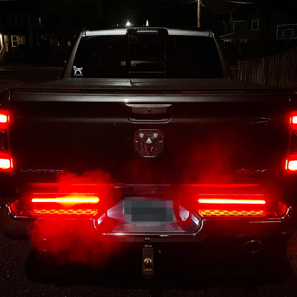 Putco 2019+ RAM 1500/Jeep Wrangler JK/JL 18in Split Blade LED Tailgate Light Bar (Pair)