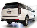 AWE Tuning 2021+ Cadillac Escalade 6.2L 0FG Dual Exit Exhaust System w/ 5in Diamond Blk Tips