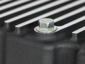 aFe Pro Series Engine Oil Pan Black w/Machined Fins; 11-16 Ford Powerstroke V8-6.7L (td)