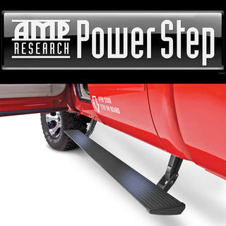 AMP Research PowerStep Electric Running Boards Plug N Play System for 2022-24 Ford F250 F350 F450 Works only w/Sync 4  76242-01A