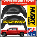 Husky Liner Rear Wheel Well Guards 2014-18 Chevy GMC Silverado 1500 2500HD 3500HD