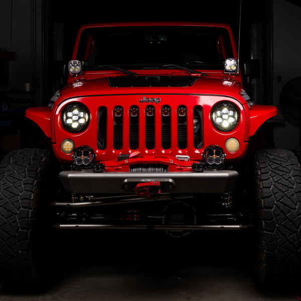 Baja Designs 07-18 Jeep Wrangler JK DOT LP6 LED Headlight Kit (For LED Headlights)- Amber
