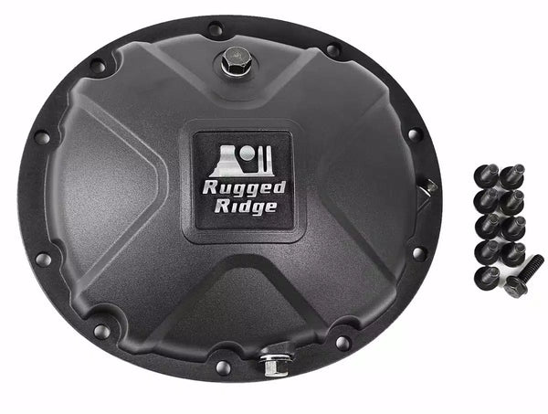 Rugged Ridge Boulder Aluminum Diff Covers Front Dana 30 Rear Dana 35 For 1997-06 Jeep Wrangler TJ