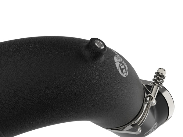 aFe BladeRunner 3-1/2in Aluminum Cold Charge Pipe Black RAM Diesel Trucks 25-26 L6-6.7L (td)