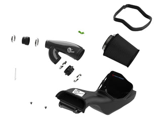 aFe 21-24 Ford F150 Raptor Track Series Carbon Fiber Cold Air Intake System w/ Black Pro 5R Filter