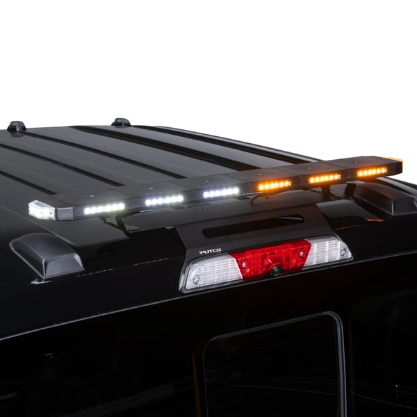Putco 36In Universal 36In Tri Color Hornet Light (Amber/Blue/White) - LED Stealth Rooftop Strobe Bar