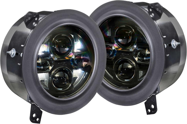 Morimoto Sealed7 LED Headlights 2018-24 Jeep Wrangler JL Gladiator JT