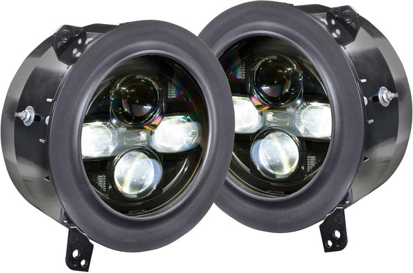 Morimoto Sealed7 LED Headlights 2018-24 Jeep Wrangler JL Gladiator JT