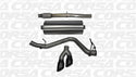 Corsa 14-19 GMC Sierra/Chevy Silv 1500 Crew Cab/Std. Bed 5.3L V8 Black Sport Single Side CB Exhaust