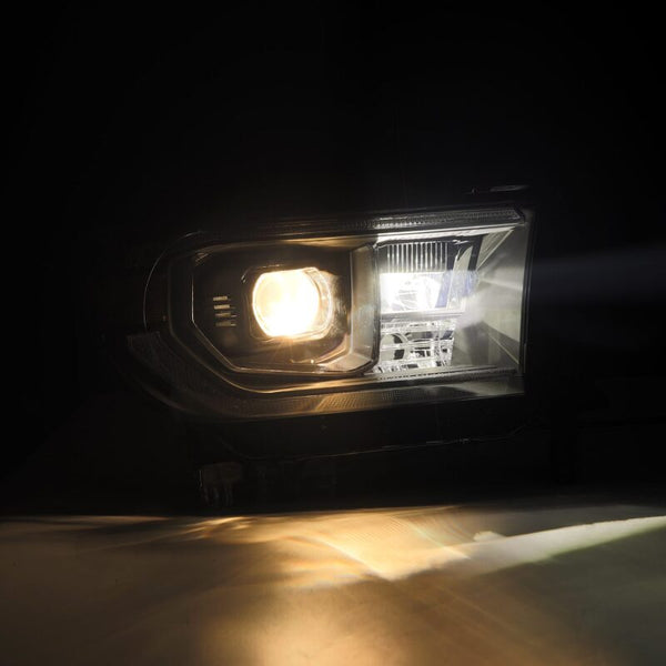 AlphaRex 07-13 Toyota Tundra/08-17 Sequoia G2 PRO-Series Projector Headlights Black -NO Lvl Adjuster