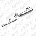 MBRP 86-00 Jeep 2.5L Cherokee 2.5in Cat Back Single T409