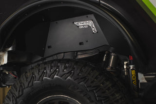 DV8 Offroad 21-25 Ford Bronco Rear Aluminum Inner Fenders - Black