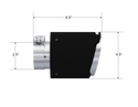 MBRP Universal Carbon Fiber Tip 2.5in ID / 4.5in OD Out / 6.5in Length Angle Cut Dual Wall