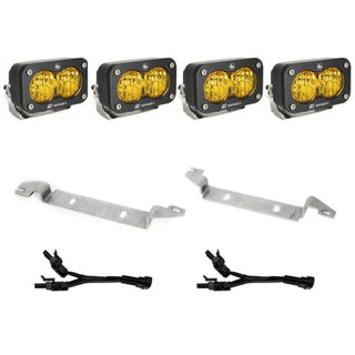 Baja Designs 2022+ Toyota Tundra S2 Sport Fog Pocket Kit - Baja Amber