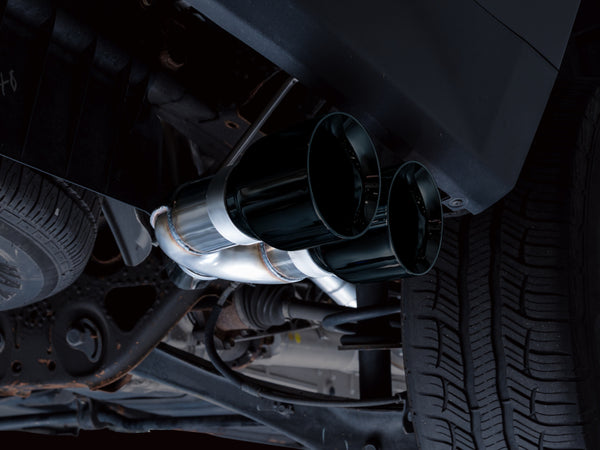 AWE Tuning 2021+ GMC Tahoe/Yukon 5.3L 0FG Side Exit Catback Exhaust - Diamond Black Tips