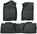 Husky Liners 07-12 Chevy Silverado/GMC Sierra Crew Cab WeatherBeater Combo Gray Floor Liners