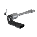 MBRP 2019+ Chevrolet Silverado 1500 4.5L/5.3L Pre-Axle Dual Side Exit w/ 4in OD Tip- Black Coated