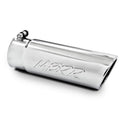 MBRP Universal Tip 6 O.D. Dual Wall Angled 4 inlet 12 length - Black Finish