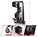 ANZO 19-21 Chevy Silverado Work Truck Full LED Taillights Blk Housing Smoke Lens G2 (w/C light Bars)