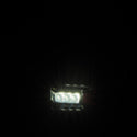 AlphaRex 19-24 Chevy Silverado 1500 / 20-24 2500HD/3500HD LUXX-Series LED Tail Lights Alpha Black