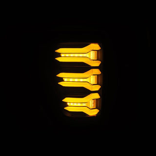 AlphaRex 21-22 Ford F-150 LUXX LED Taillights Black/Red