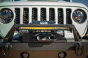 DV8 Offroad 20in Halo Elite Single Row Light Bar with Accent Light - White/Amber