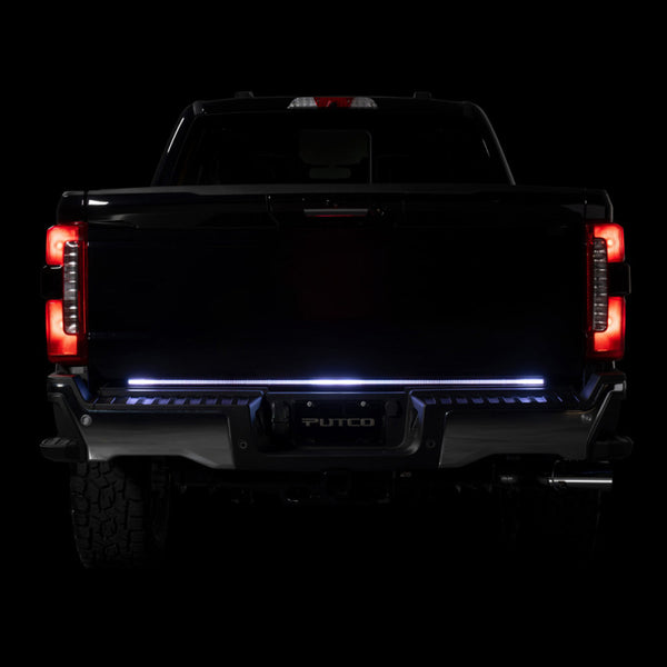 Putco 2021+ Ford F150 w/Factory LED Taillamps & OBS 60in Freedom Blade LED Tailgate Light Bar