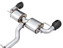 AWE Tuning Subaru BRZ/ Toyota GR86/ Toyota 86 Touring Edition Cat-Back Exhaust- Diamond Black Tips