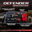 Gen-Y 19+ Dodge Ram 2500/3500 Defender Headache Rack/ 3-Molle Panels - Black