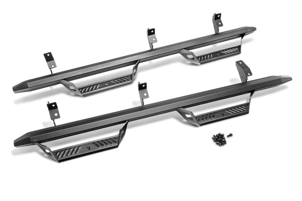 N-Fab 2022 Toyota Tundra Crew Max Cab All Beds SRW Predator Pro Steps Textured Black w/o Bed Access