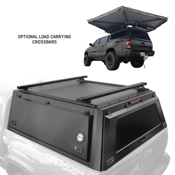 Overland Vehicle Systems Expedition Truck Cap w/ Full Wing Doors