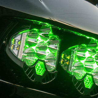 LP6 Pro LED Auxiliary Light Pod (Light Pattern: Driving/Combo; Color: Clear; Backlight: Green)