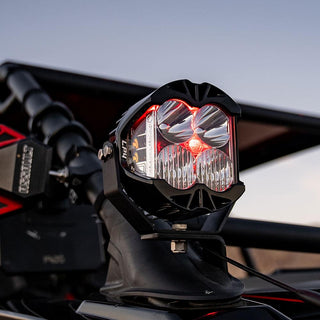 LP4 Pro LED Auxiliary Light Pod (Light Pattern: Driving/Combo; Color: Clear; Backlight: Red)