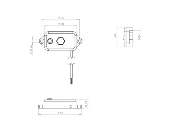 LED Dome Light With Switch (Green)