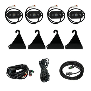 Toyota Bed Rail Cargo Light Kit - 2005-24 Toyota Tacoma  2007-24 Toyota Tundra (White)