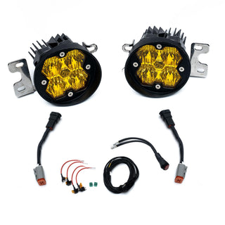 Baja Designs Toyota Rav4 (16-21)  Highlander (14-19)  Fog Pocket Kit  Squadron Sport 2.0  Baja Amber  WC
