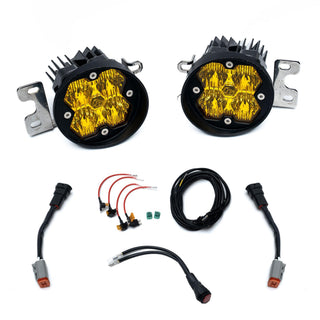 Baja Designs Toyota Tacoma (12-23)  Tundra (14-21)  4Runner 10-24)  Fog Pocket Kit  Squadron Sport 2.0  Baja Amber  WC