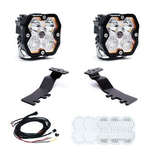 Baja Designs 2025-26 Toyota 4Runner  A-Pillar Kit  Squadron Sport 2.0  Clear  DC