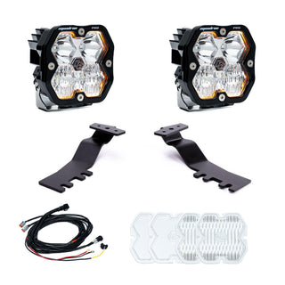Baja Designs 2025-26 Toyota 4Runner  A-Pillar Kit  Squadron Pro 2.0  Clear  DC