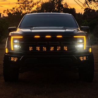 Baja Designs 2021-26 Ford Raptor  24 Raptor R/37  Behind The Grille  Squadron Sport 2.0  Clear  Multi Patterns