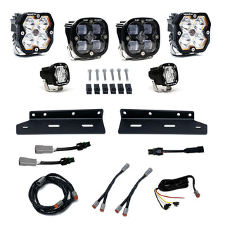 Baja Designs 2021-26 Ford Raptor Fog Pocket Kit  Squadron SAE 2.0/S1  Clear  SAE Fog