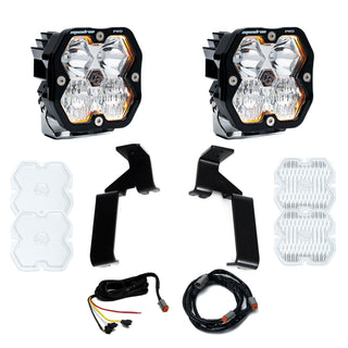 Baja Designs 2021-26 Ford Raptor  A-Pillar Kit  Squadron Pro 2.0  Clear  DC