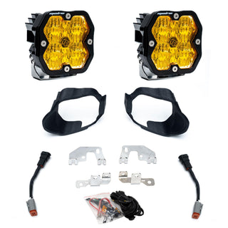 Baja Designs 2019-24 1500 Mercedes Sprinter Van  19-26 3500  19-26 2500  19-24 3500XD  Fog Pocket Kit  Squadron Sport 2.0  Baja Amber  WC