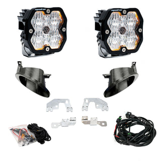 Baja Designs 2014-18 2500 Mercedes Sprinter Van  14-18 3500  Fog Pocket Kit  Squadron Sport 2.0  Clear  WC