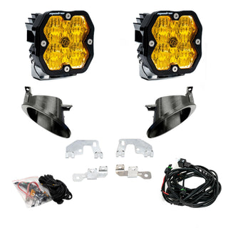Baja Designs 2014-18 2500 Mercedes Sprinter Van 2014-18 3500  Fog Pocket Kit  Squadron Sport 2.0  Baja Amber  WC