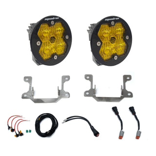 Baja Designs Dodge Ram 2500/3500 Big Horn (19-26)  Fog Pocket Kit  Squadron Sport 2.0  Baja Amber  WC