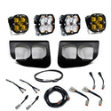 2020-2022 Ford Super Duty  Fog Pocket Kit Upfitter  Squadron Pro/SAE 2.0  Baja Amber  SAE Fog