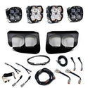 2020-2022 Ford Super Duty  Dual Fog Pocket Kit  Squadron 2.0 SAE/Sport DC W/Upfitter
