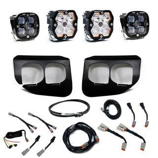 Baja Designs 2020-2022 Ford Super Duty  Dual Fog Pocket Kit  Squadron 2.0 SAE/Sport DC W/Upfitter