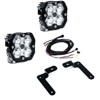Baja Designs 2018-2025 Jeep JL/JT   (18-26)  A-Pillar Kit  Squadron Pro 2.0  Clear  Spot